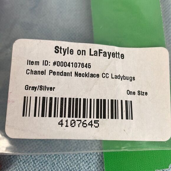 Chanel Rare Ladybug Double C Necklace - Picture 6 of 6